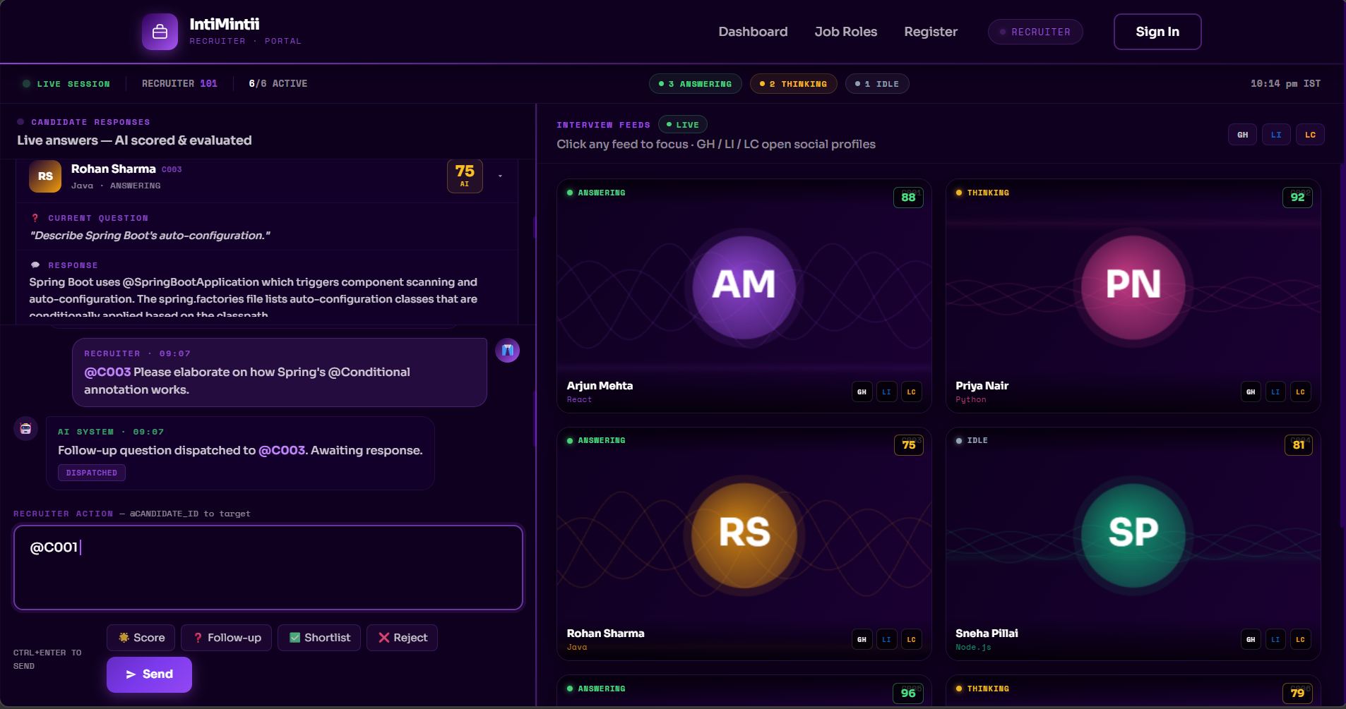 IntiiMentii – AI Interview Platform
